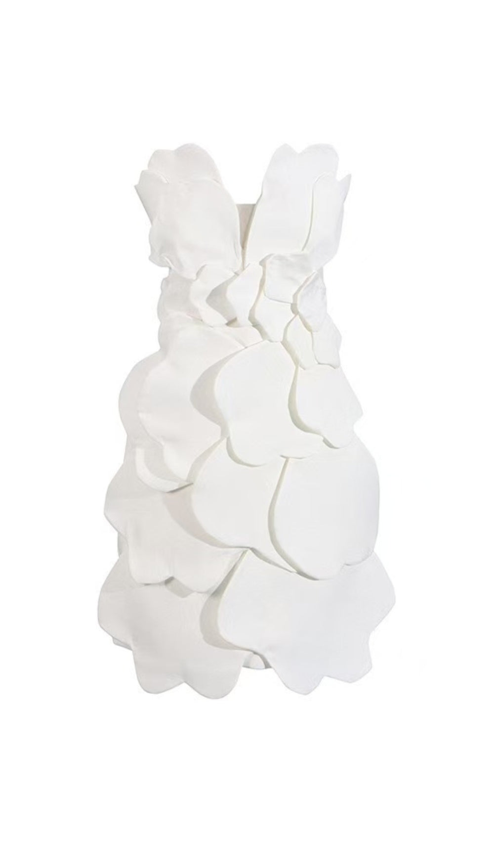 Strapless Leaf Detail Suede Dress