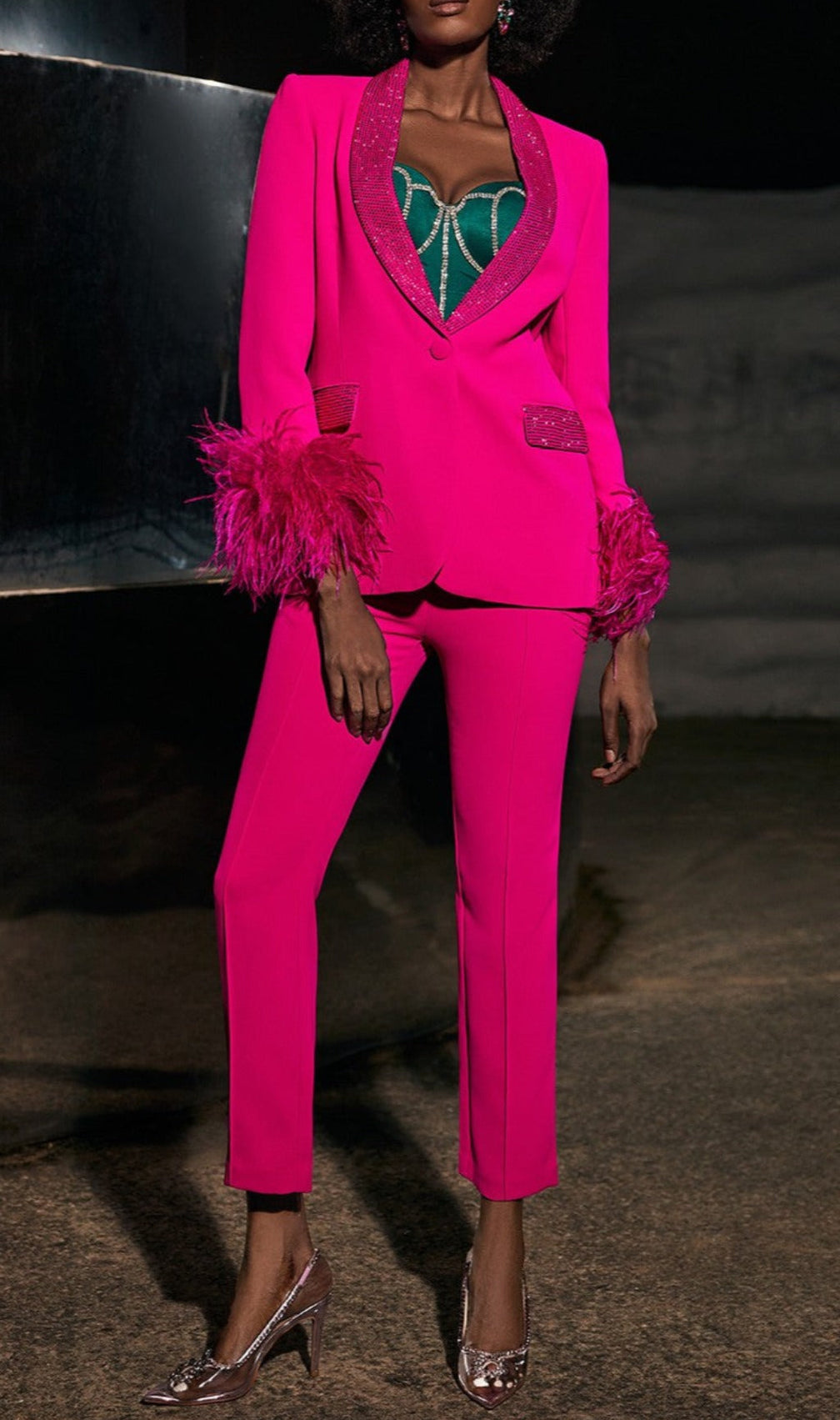 Bodycon Pants In Pink