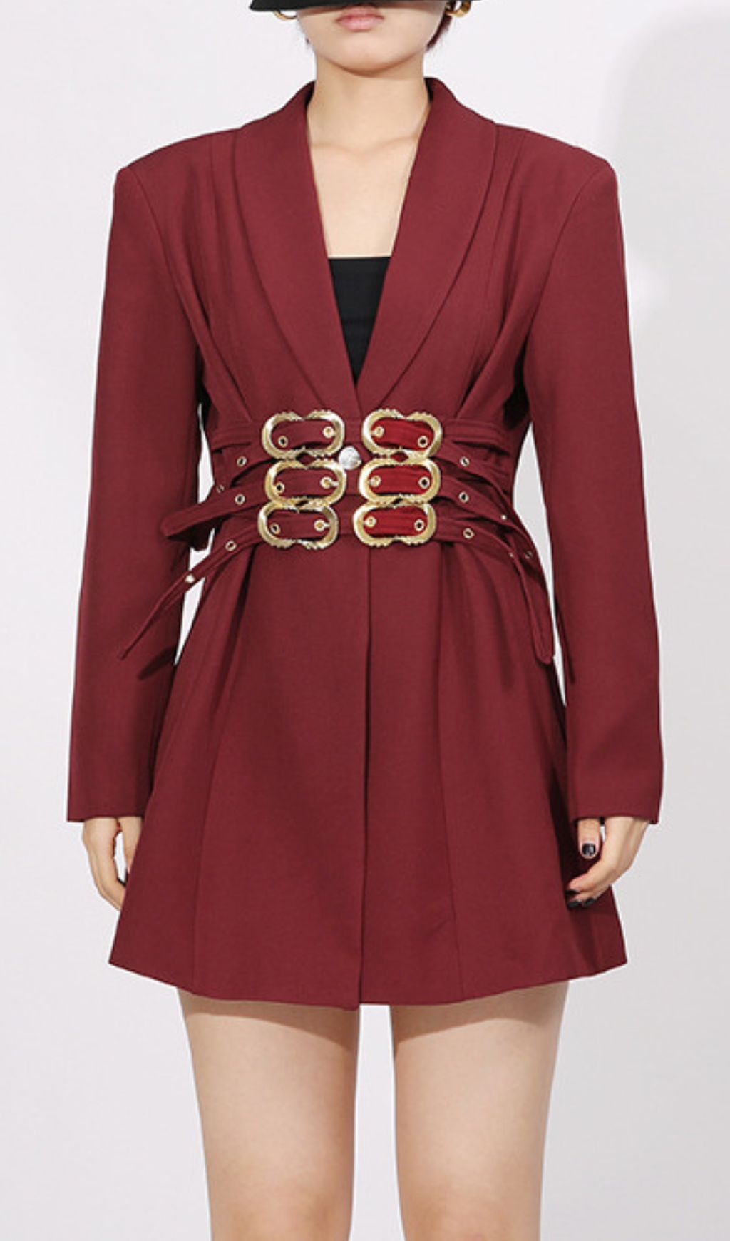 Hawa Luxe Belted Blazer Dress - Power Dressing Redefined