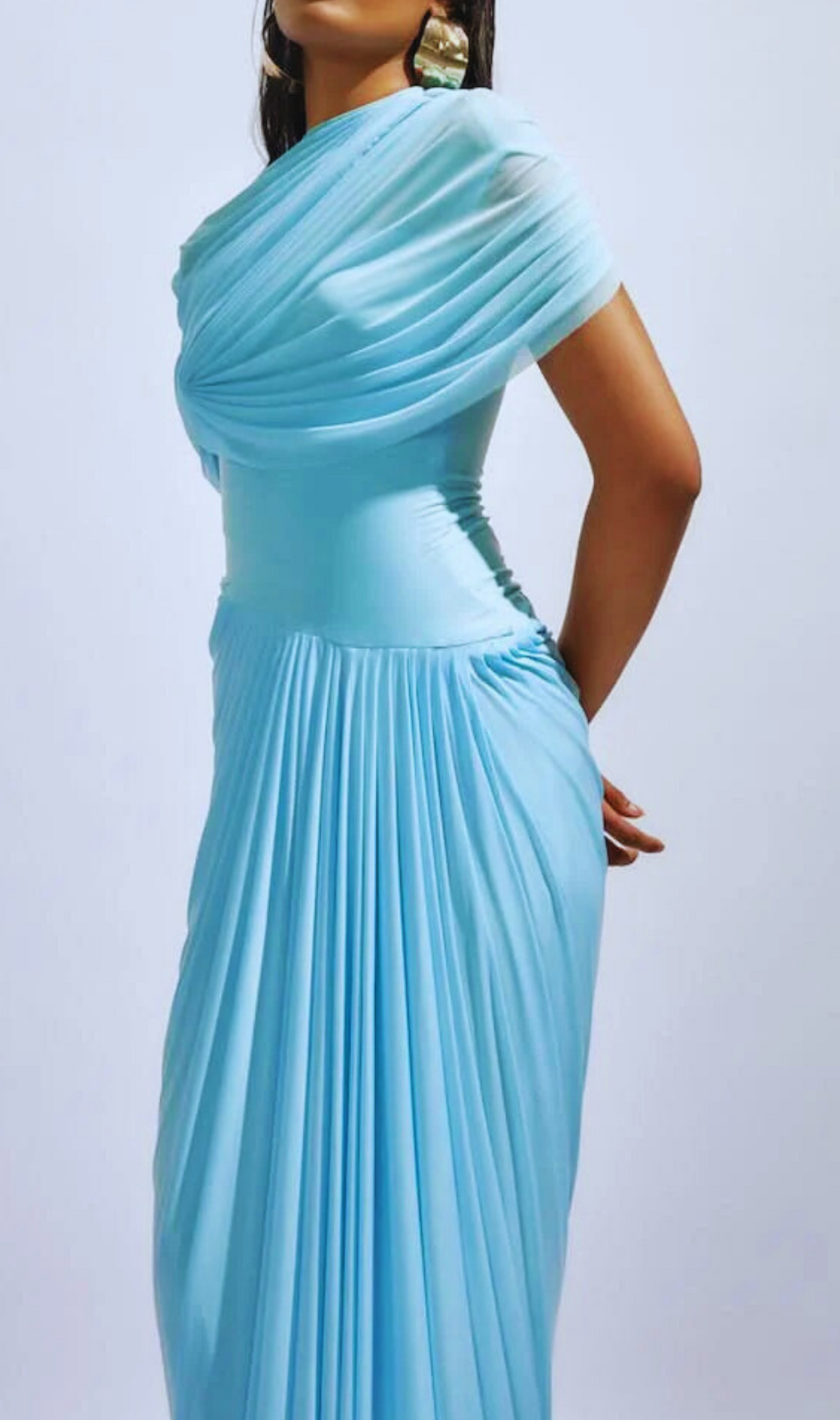 Haylie Pleated Maxi Dress