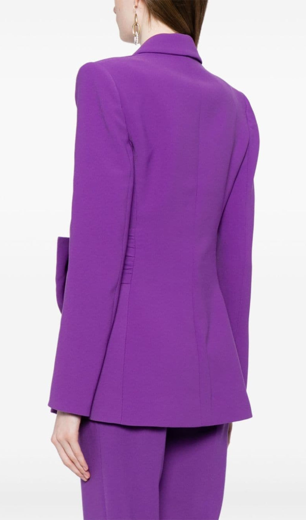 Alwilda Purple Belted Blazer
