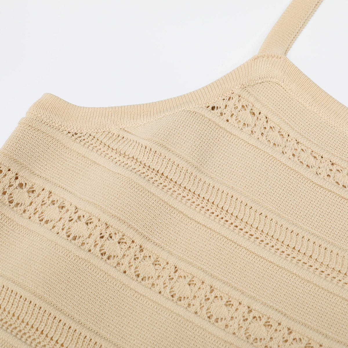 Kinsey Beige Knit Cardigan & Dress Set
