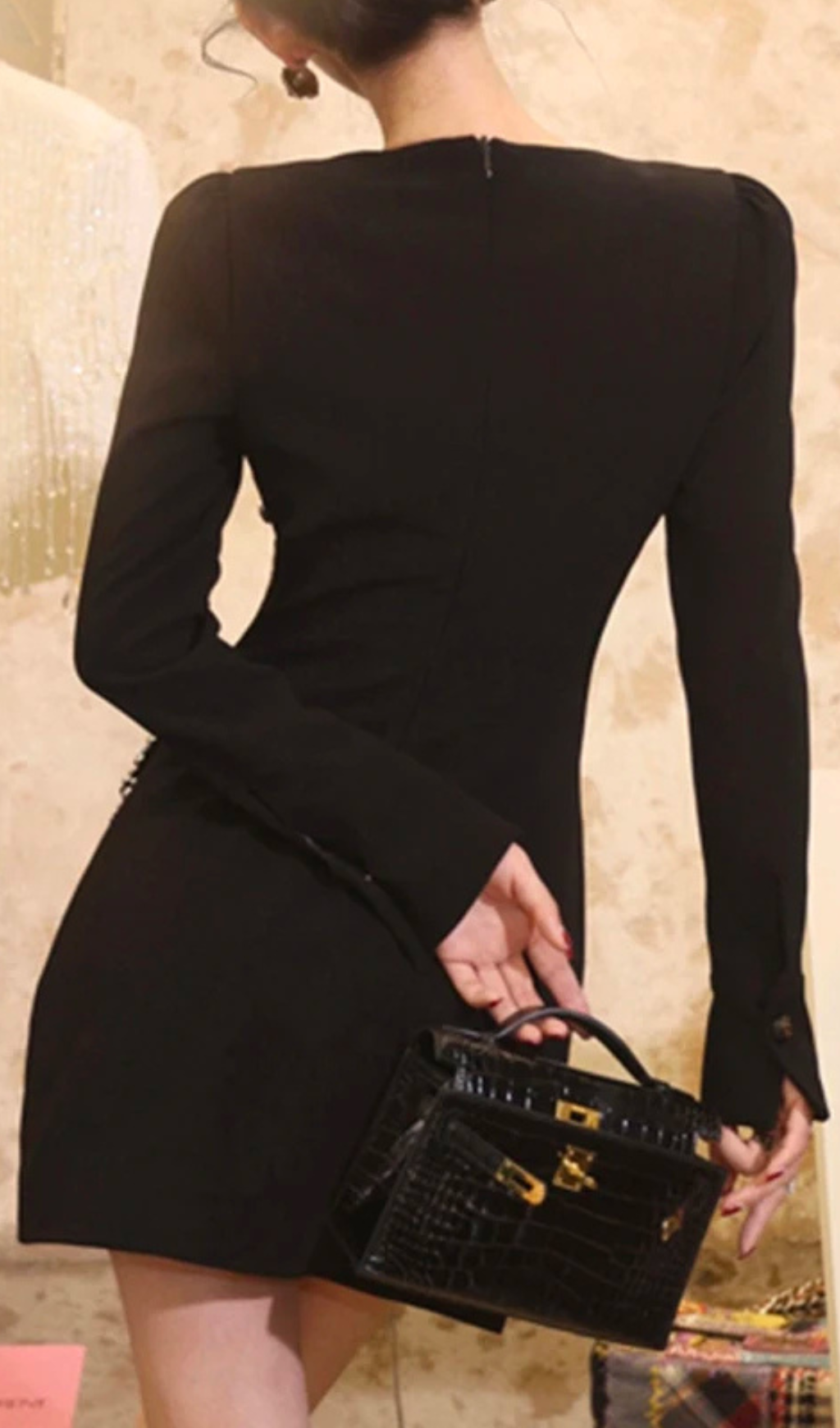 Aline Embroidered Flares Mini Dress