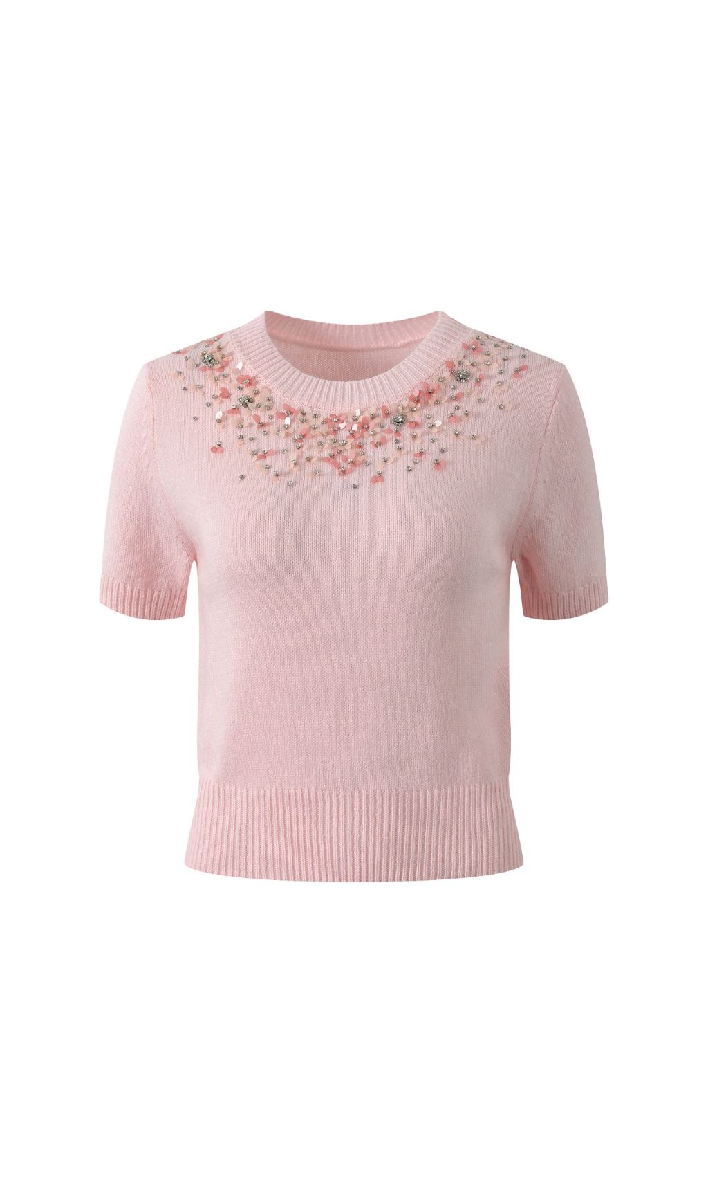 Heron Embellished Knit Top