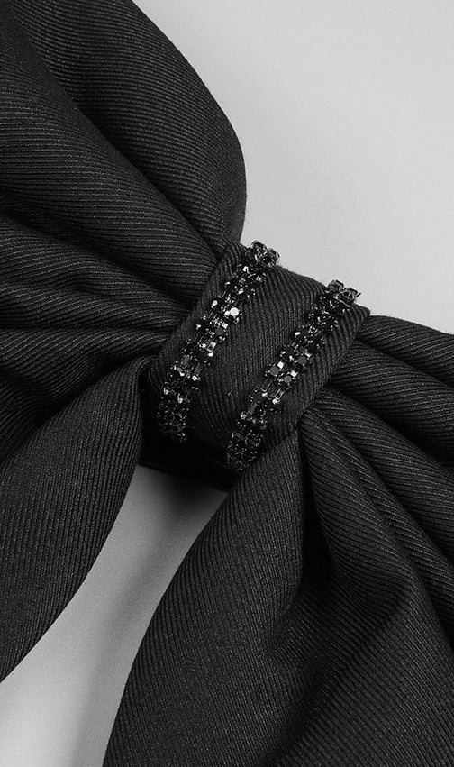 Jurek Sequin Off-Shoulder Bow Maxi Gown - Glamorous Formal Dress