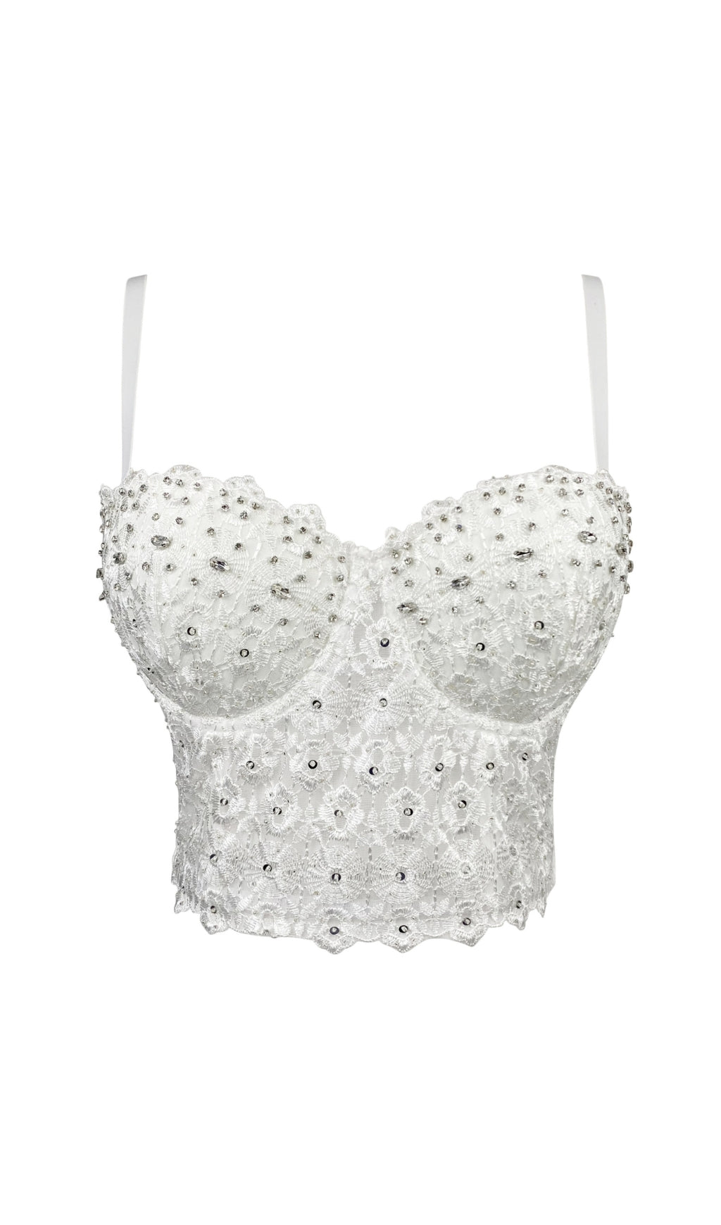 Amberlin Rhinestone Embroidered Top