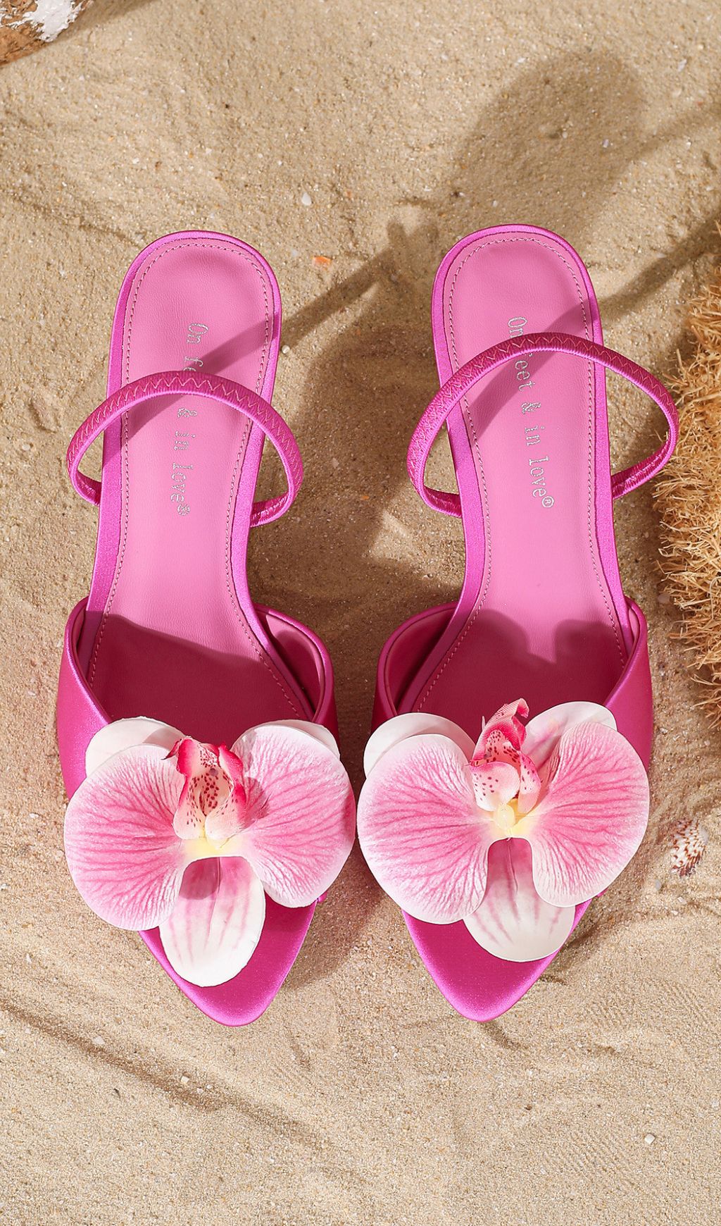 Hollace Dreamy Pink Orchid Slingback Sandals