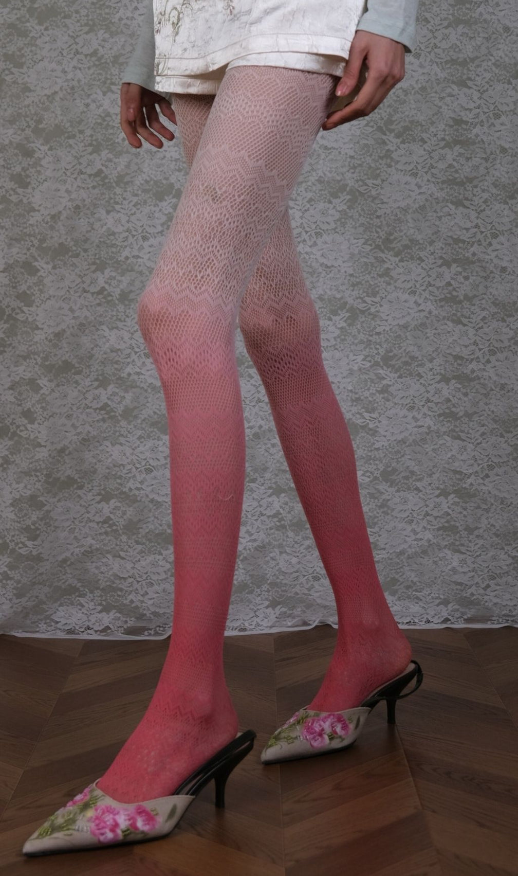 Pink Gradient Tights