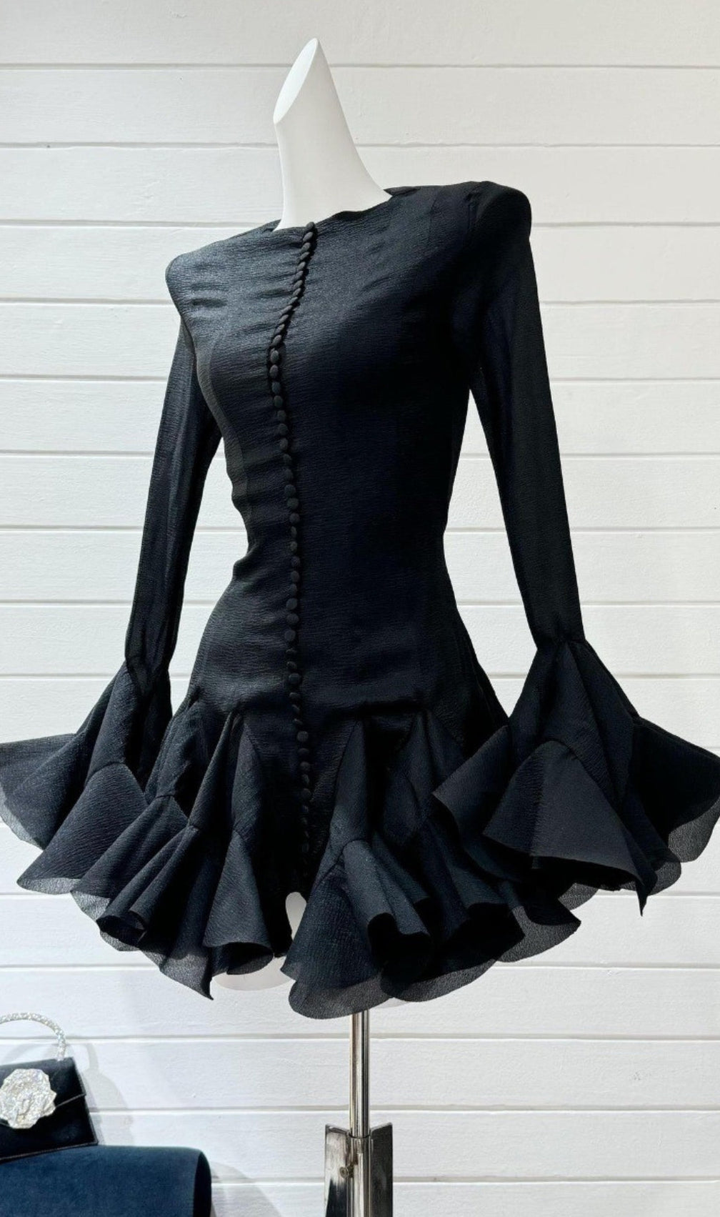 Bibiana Flared Long Sleeve Mini Dress