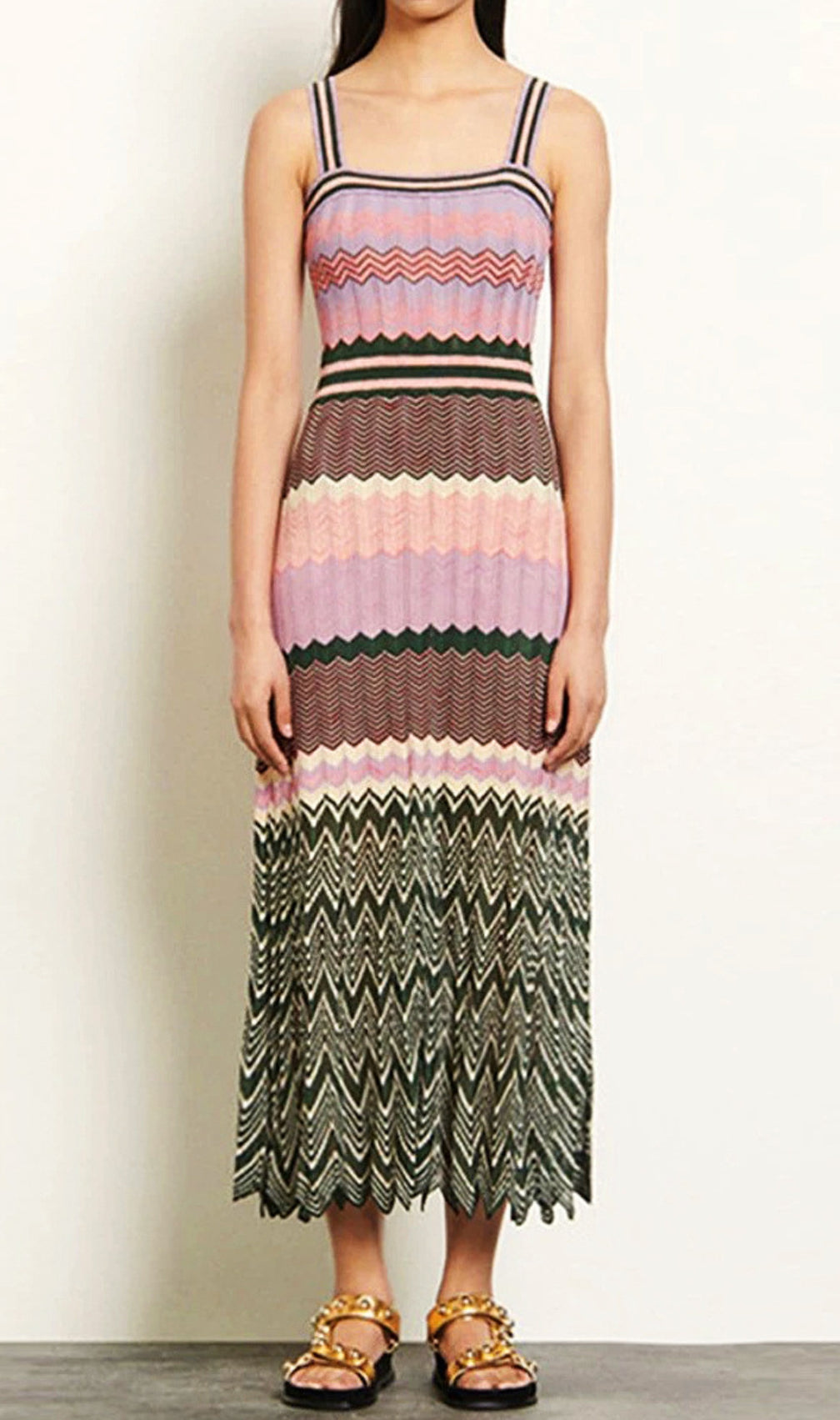 Gregg Strappy Knit Midi Dress