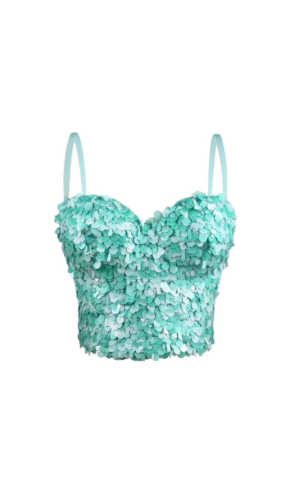 Gitte Sequin Crop Top