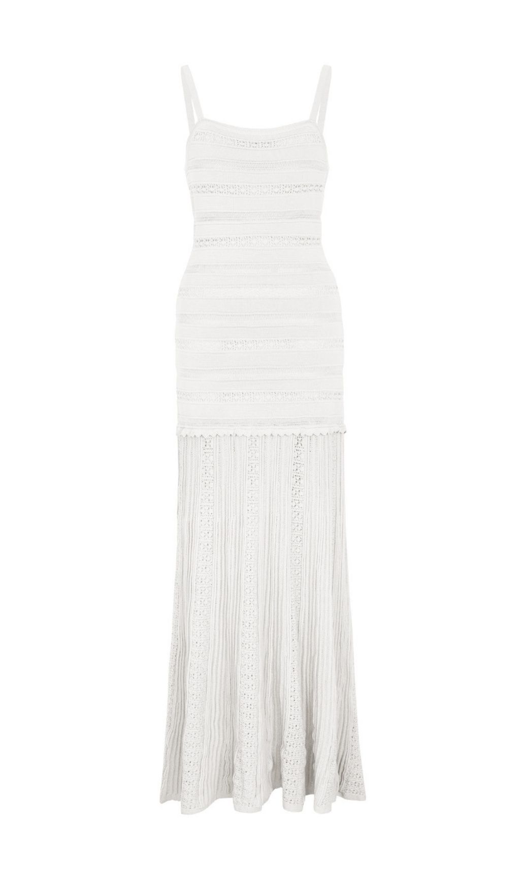 Kinsey White Knit Cardigan & Dress Set