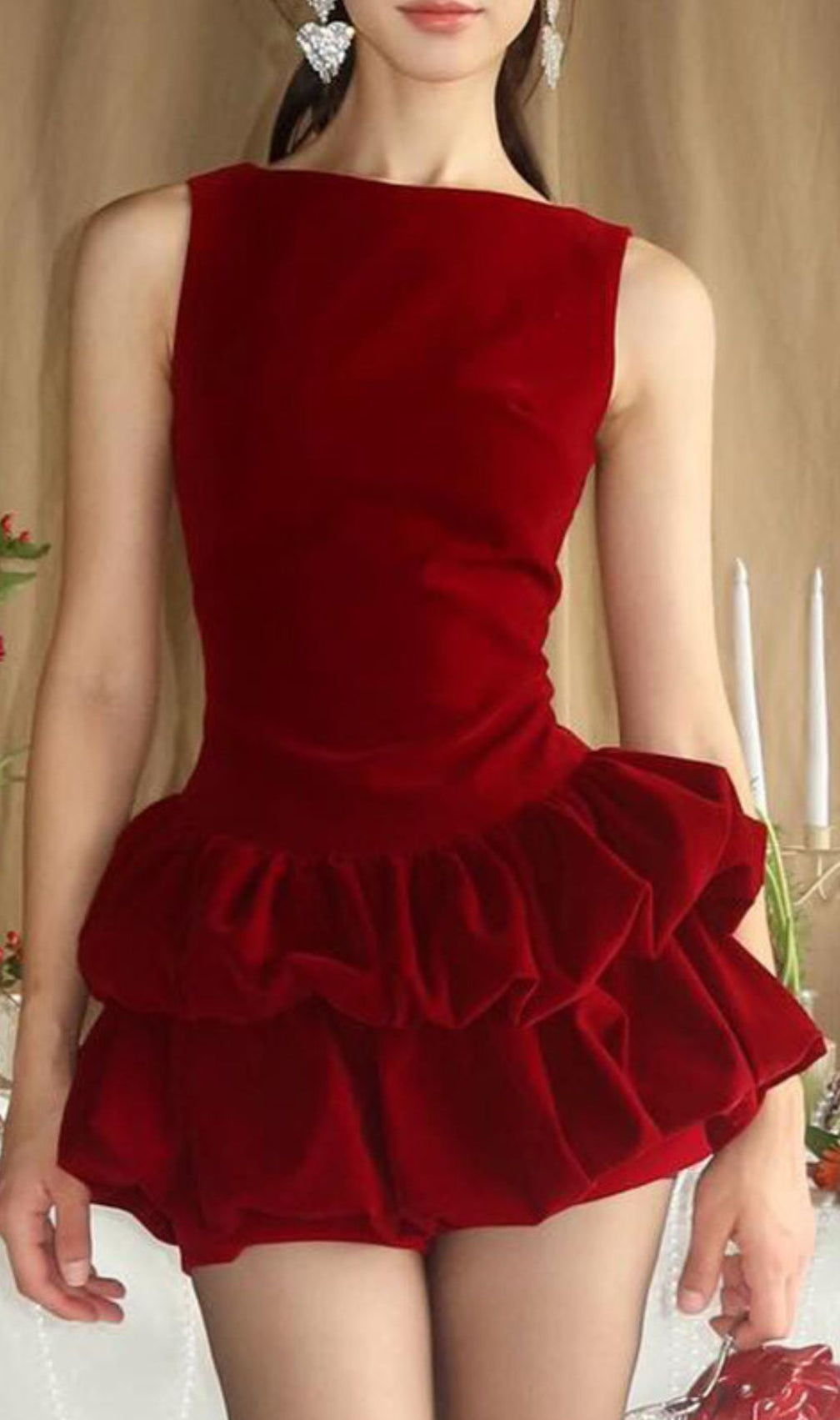 Hanae Sleeveless Mini Dress