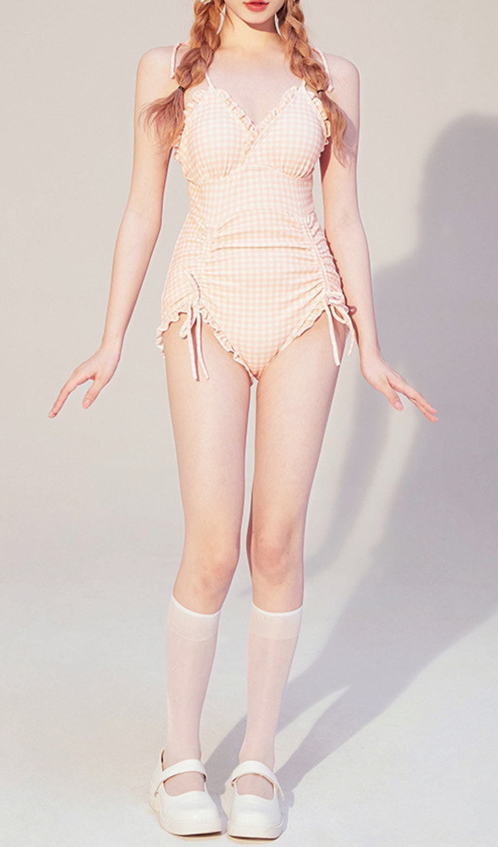 Dava Drawstring One-Piece Swimsuit