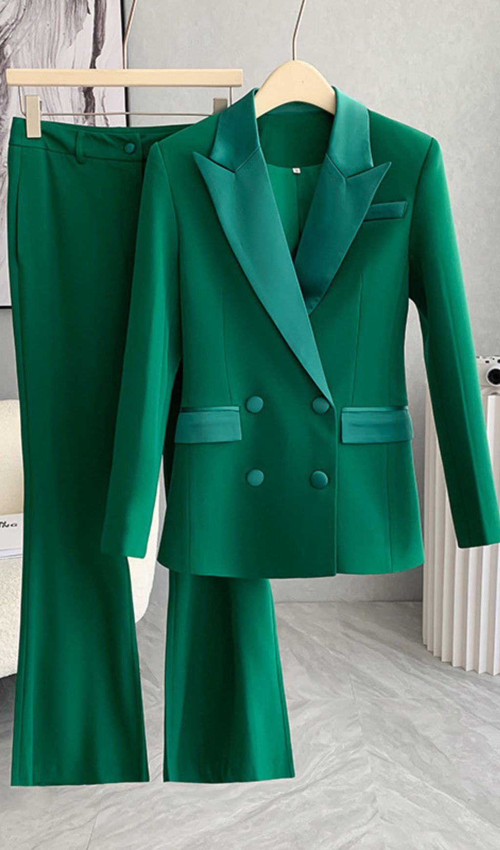 Gautier Green Blazer & Pants Set
