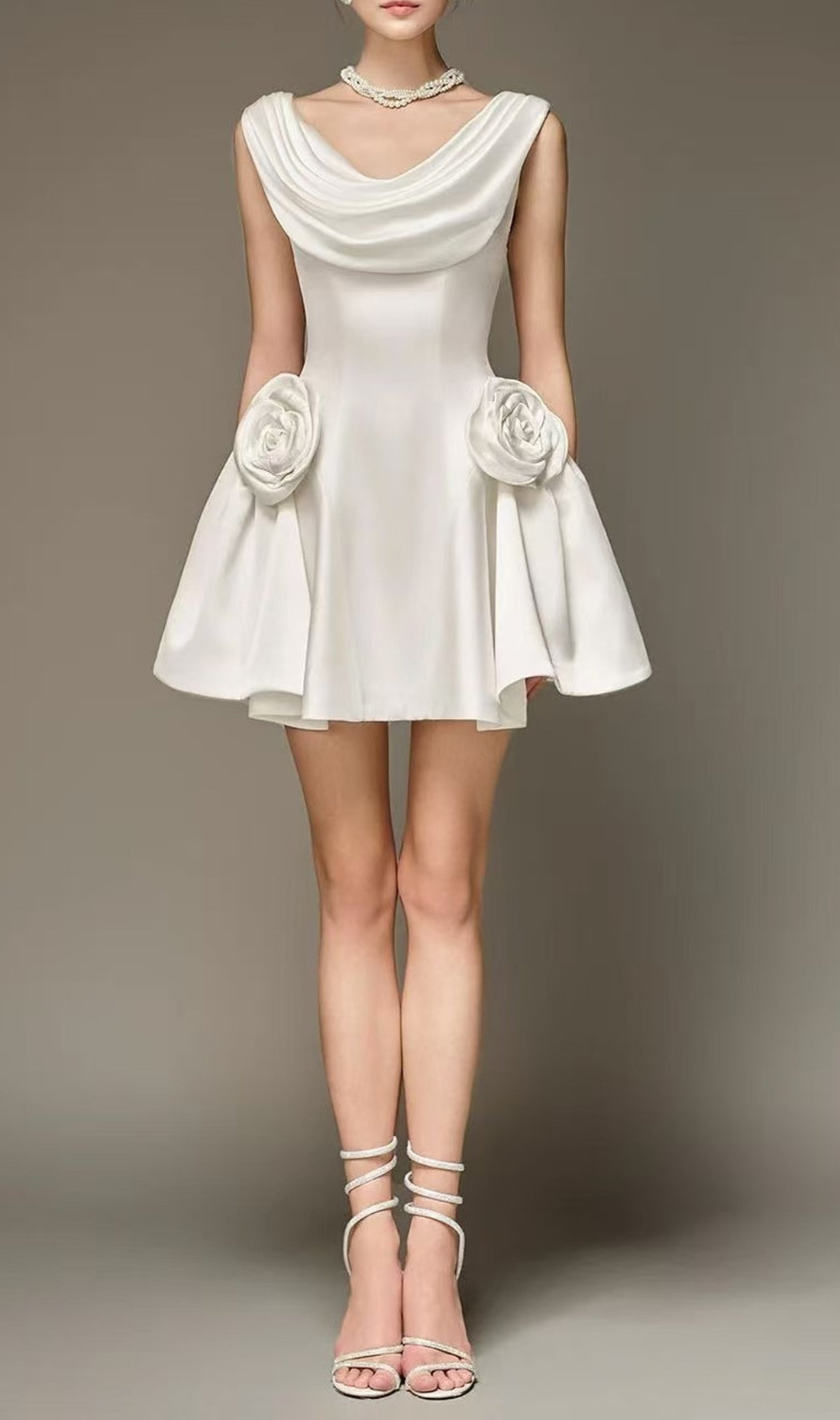 Edana Flower Mini Dress