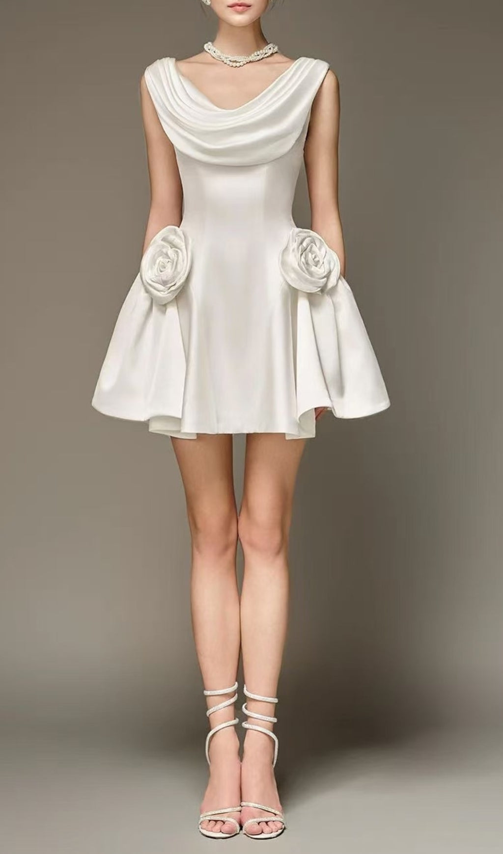 Edana Flower Mini Dress