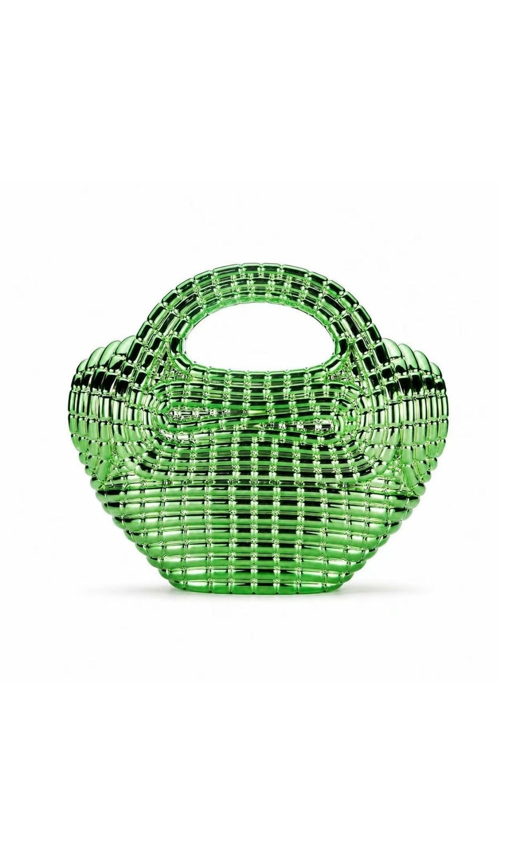 Raxelyn Green Sculpted Grid Bag