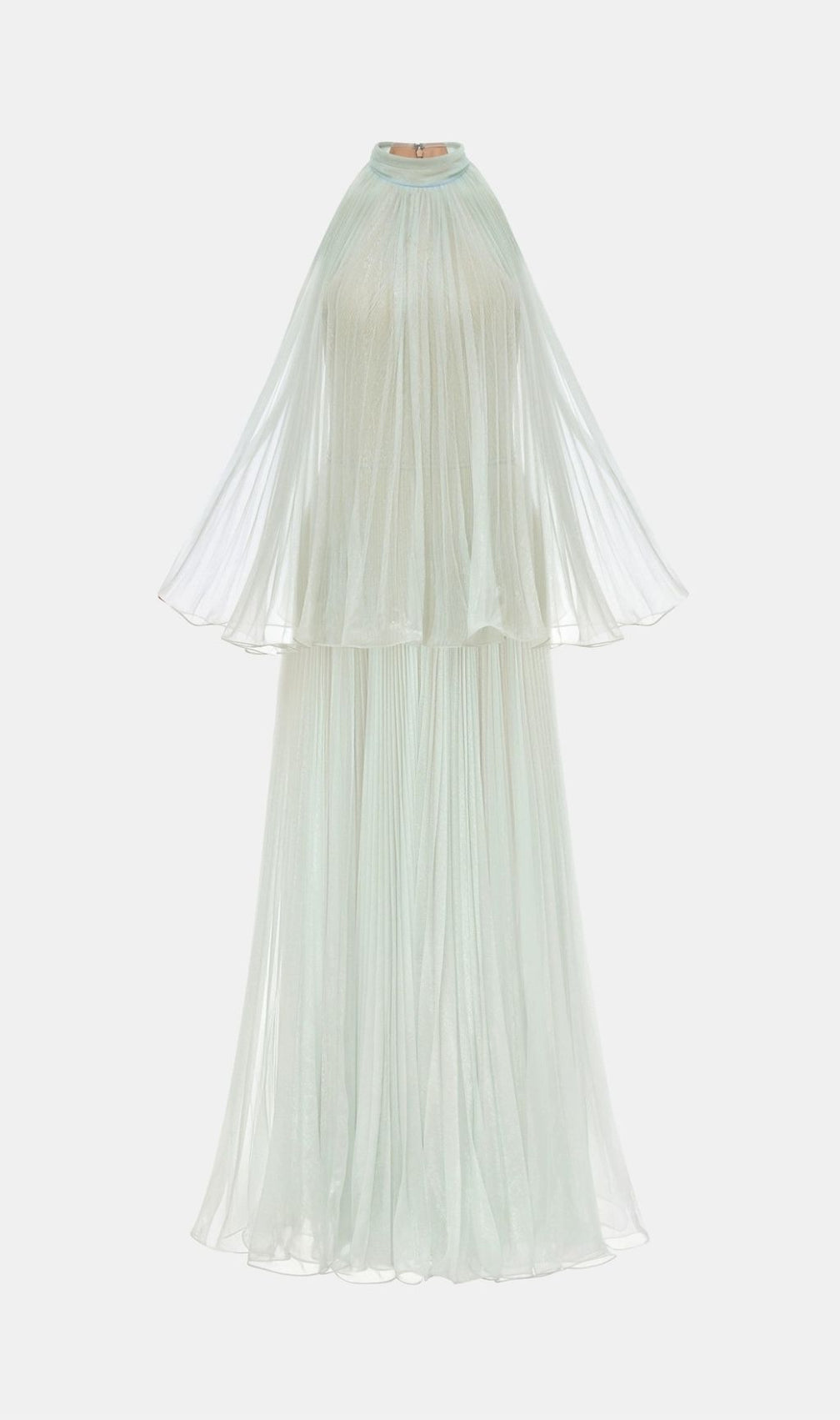 Halona Halter Mesh Maxi Dress