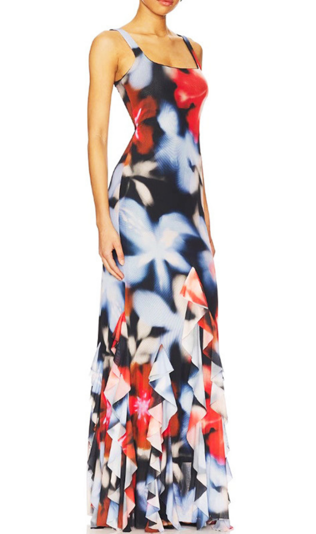 Gracia Strappy Printed Maxi Dress