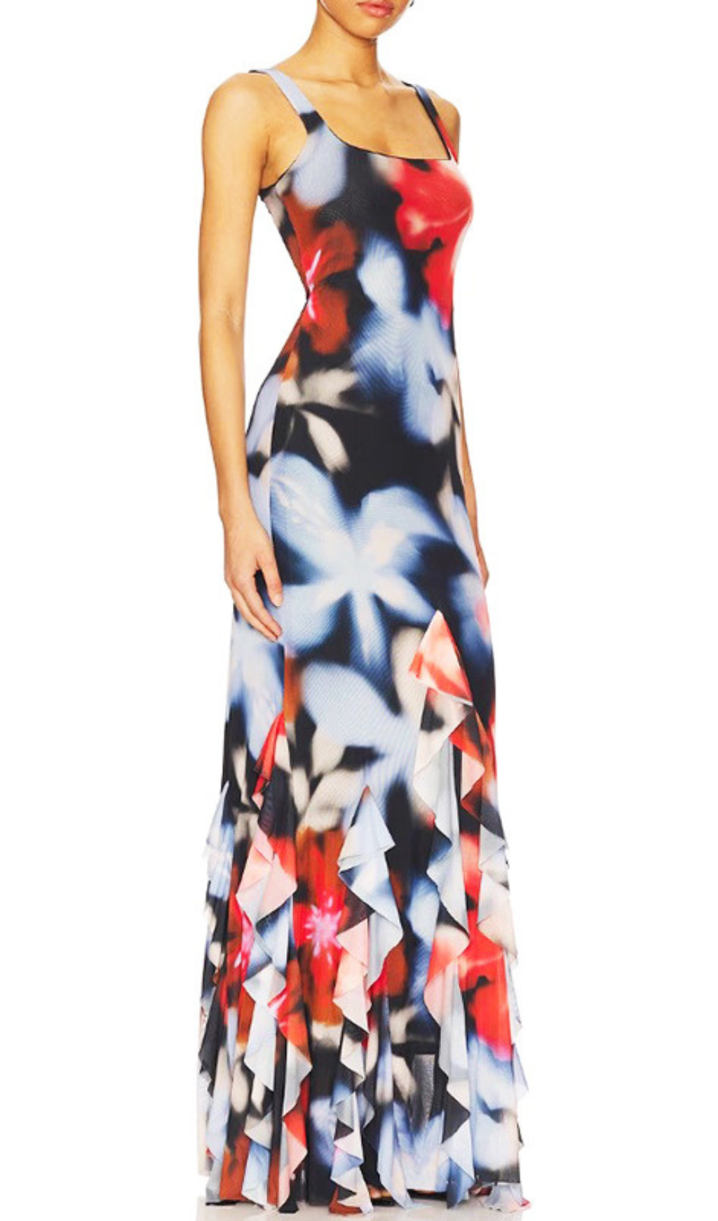 Gracia Strappy Printed Maxi Dress