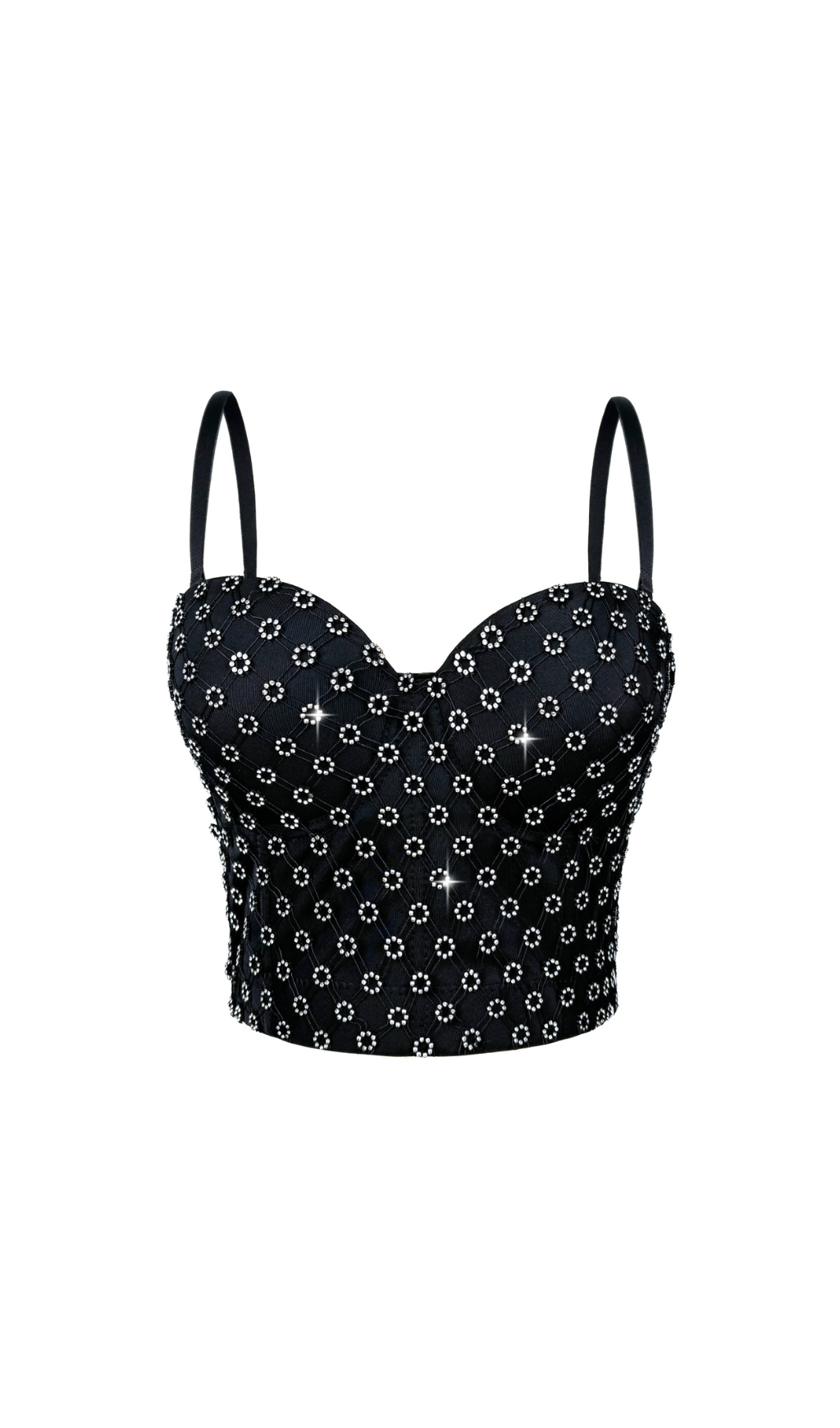 Griet Beaded Crop Top