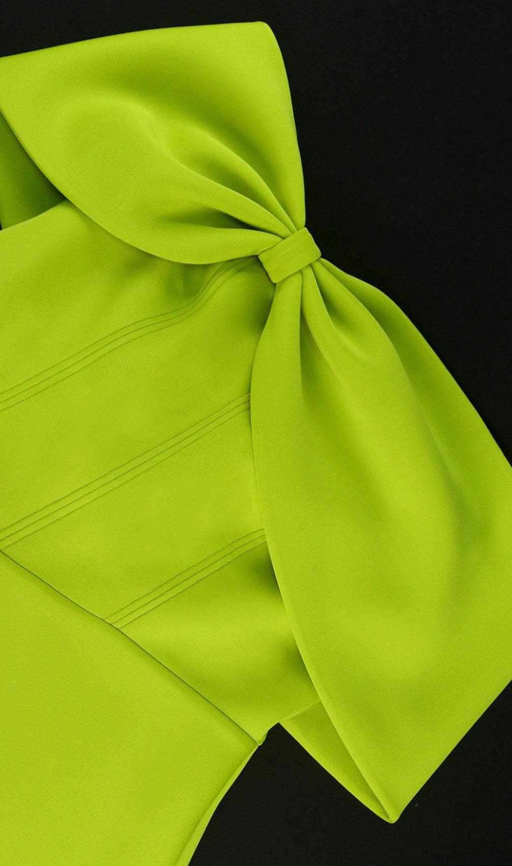 Batya Green Bow Corset Mini Dress