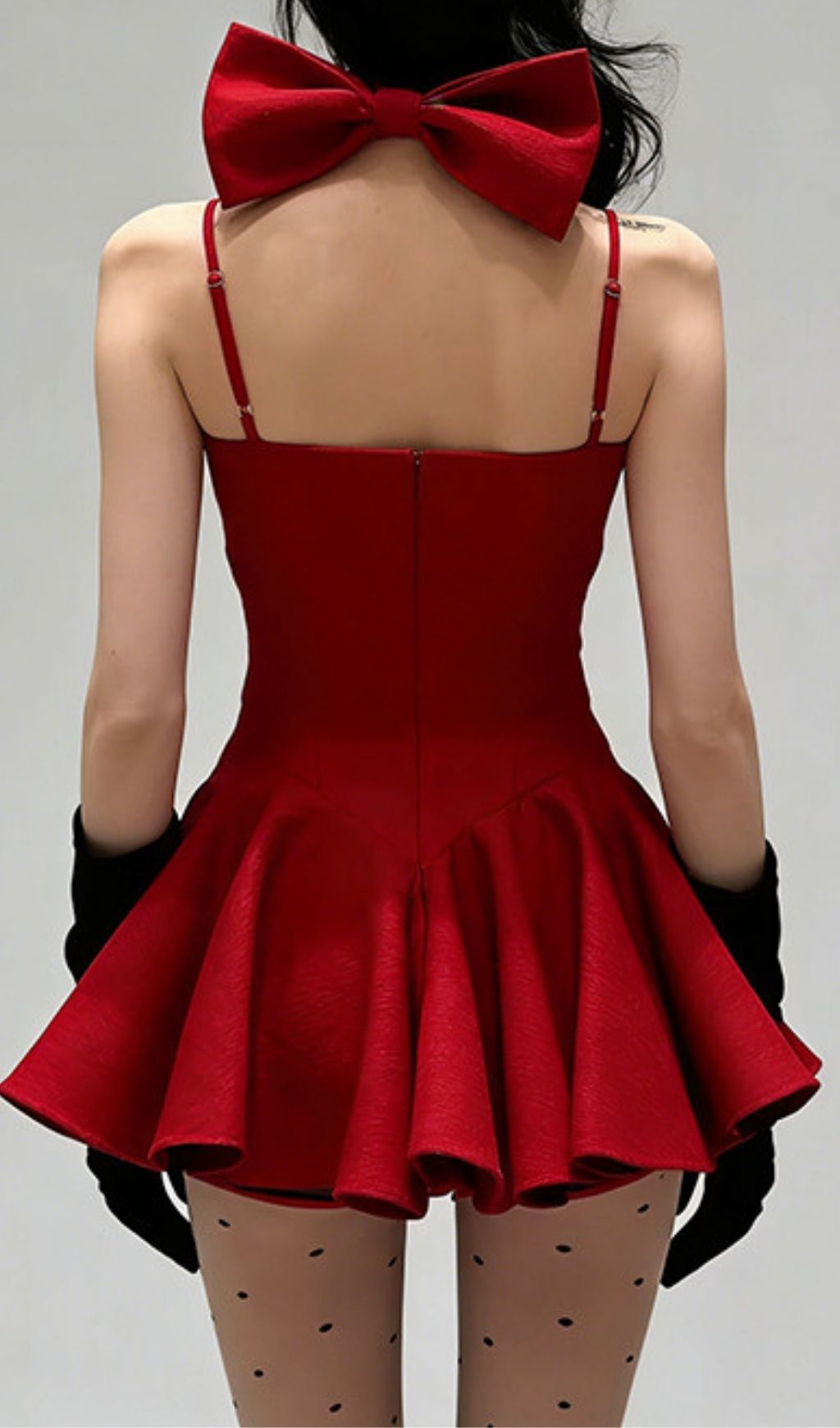 The Keres Allure Strappy Mini Dress | Elegant Black LBD for Women
