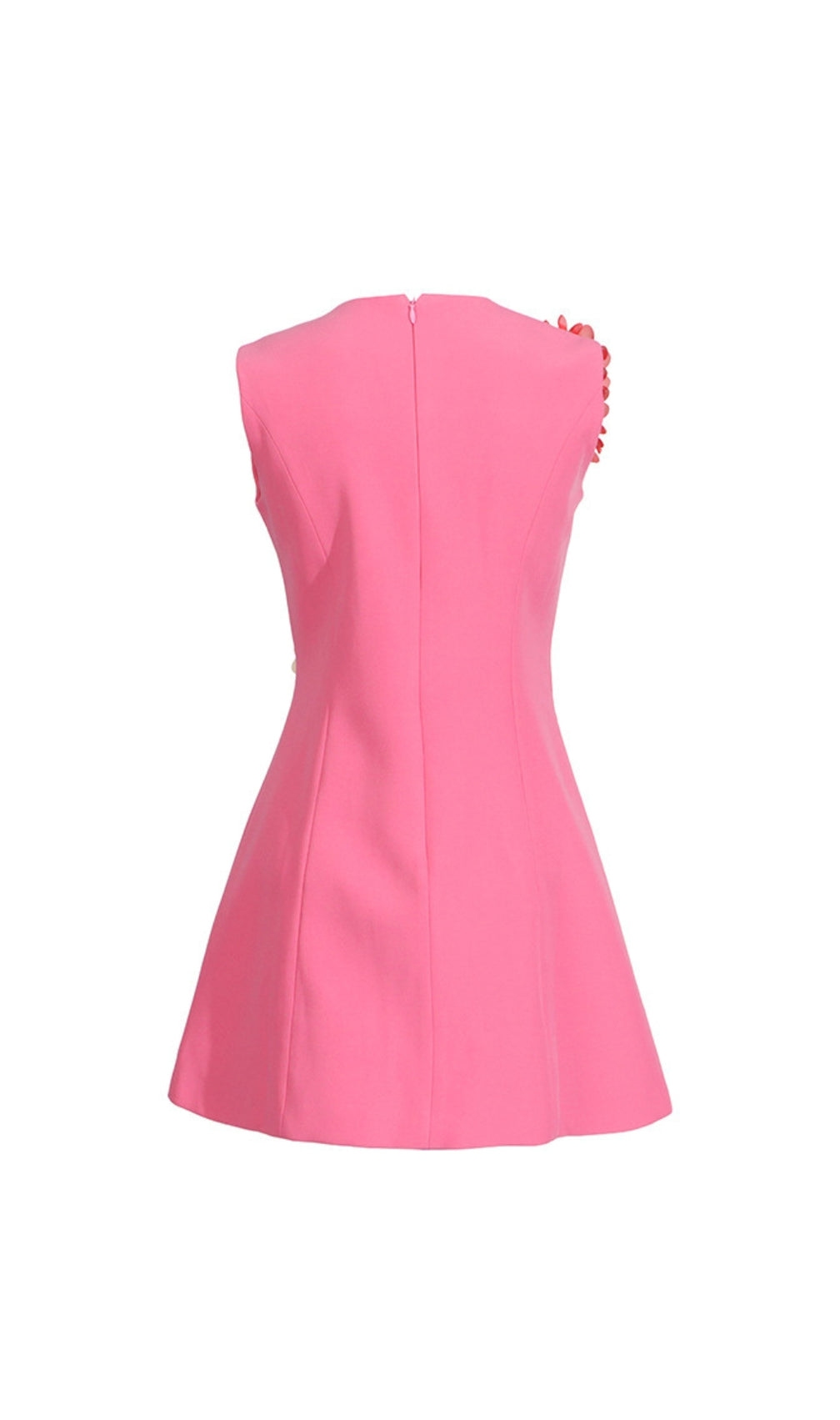 Erica Pink Flower Mini Dress