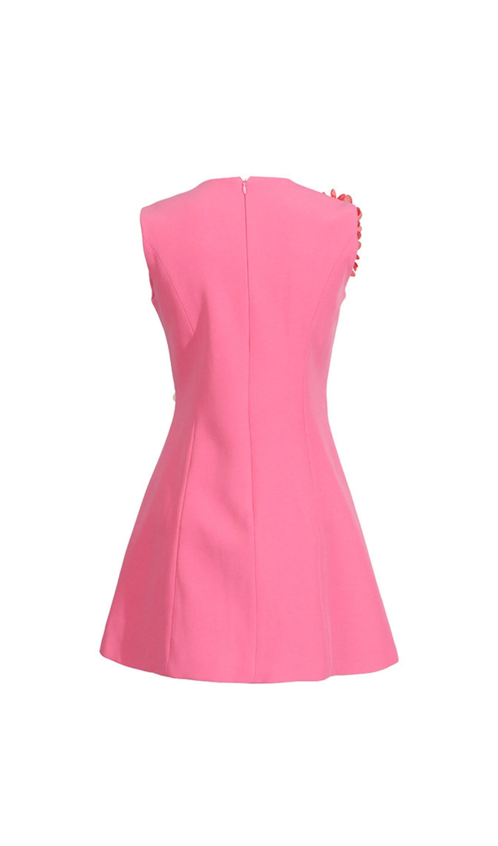 Erica Pink Flower Mini Dress