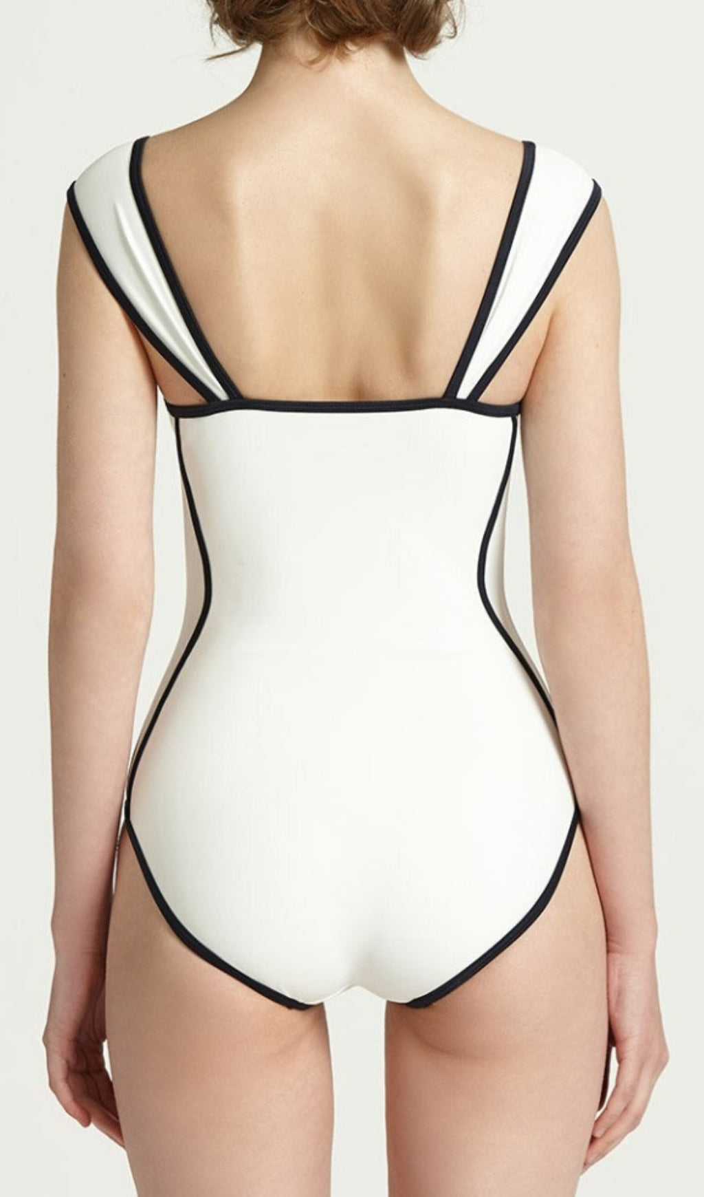 Darya White One-Piece Swimsuit