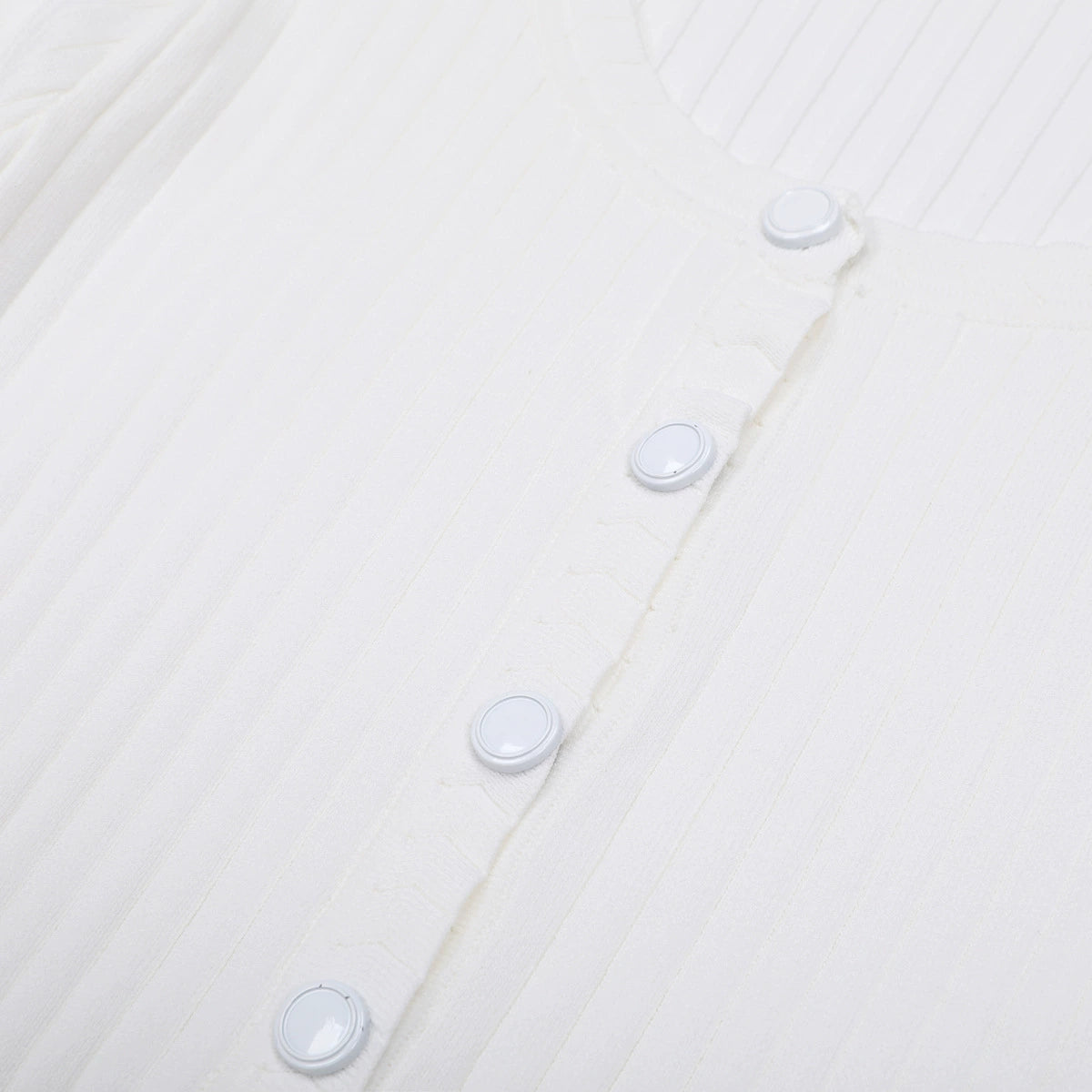 Jackie White Ribbed Knit Maxi Dress & Cardigan Set - Effortless 2-Piece Style