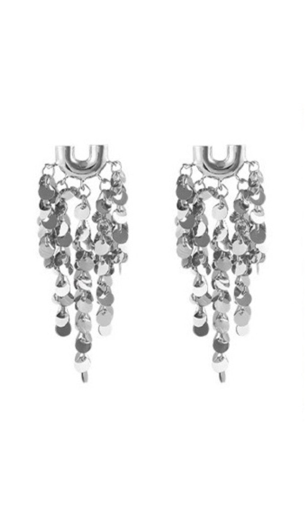 Agnieszka Fringe Sequin Earrings