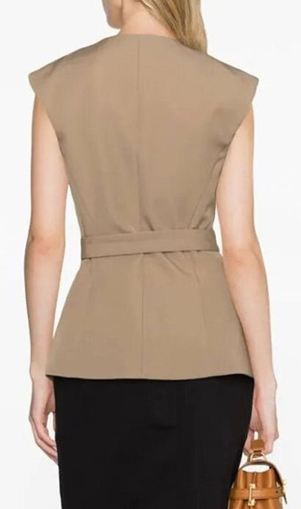 Fawn Vest With Belt