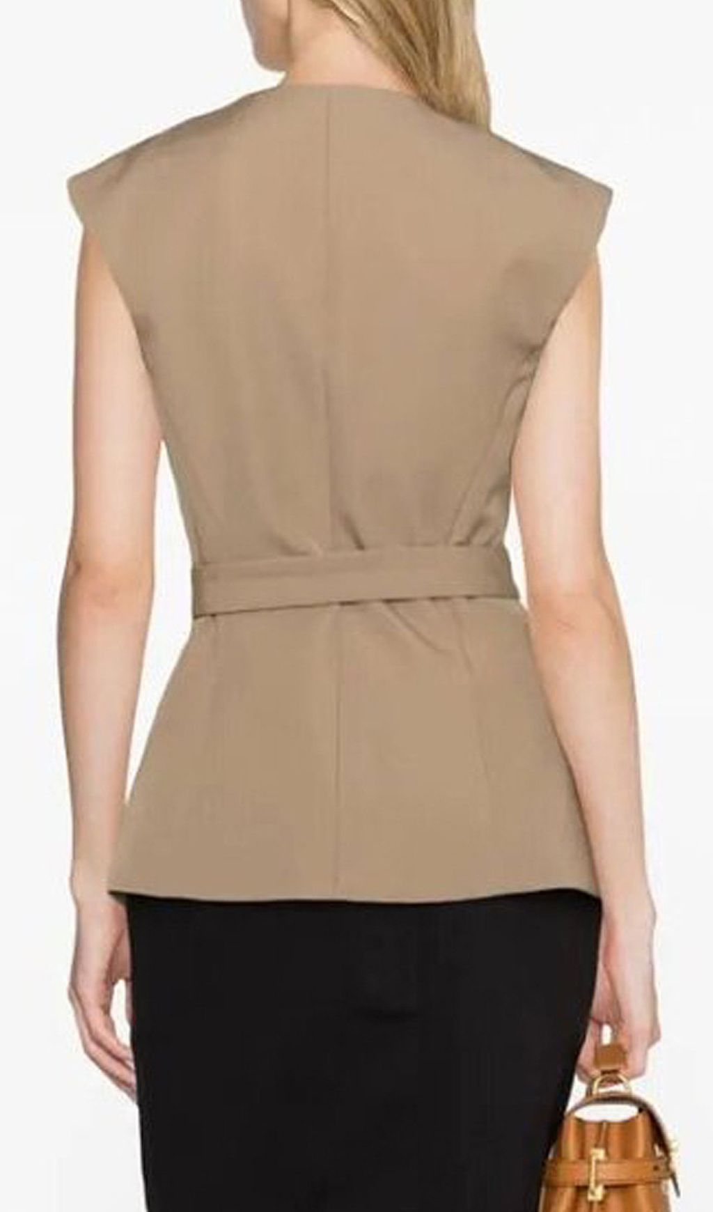 Fawn Vest With Belt