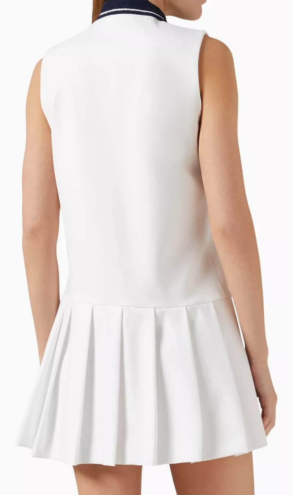 Contrast Collar Mini Dress