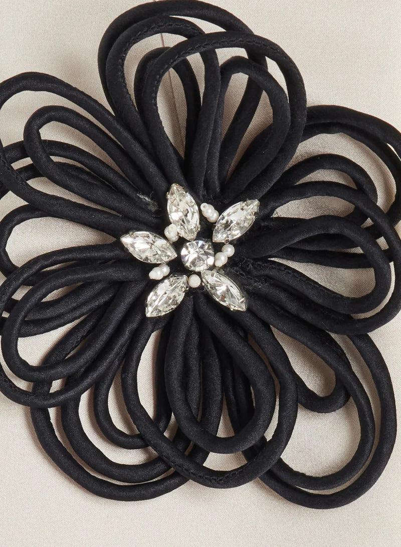 Arely Flower Maxi Bandage Dress