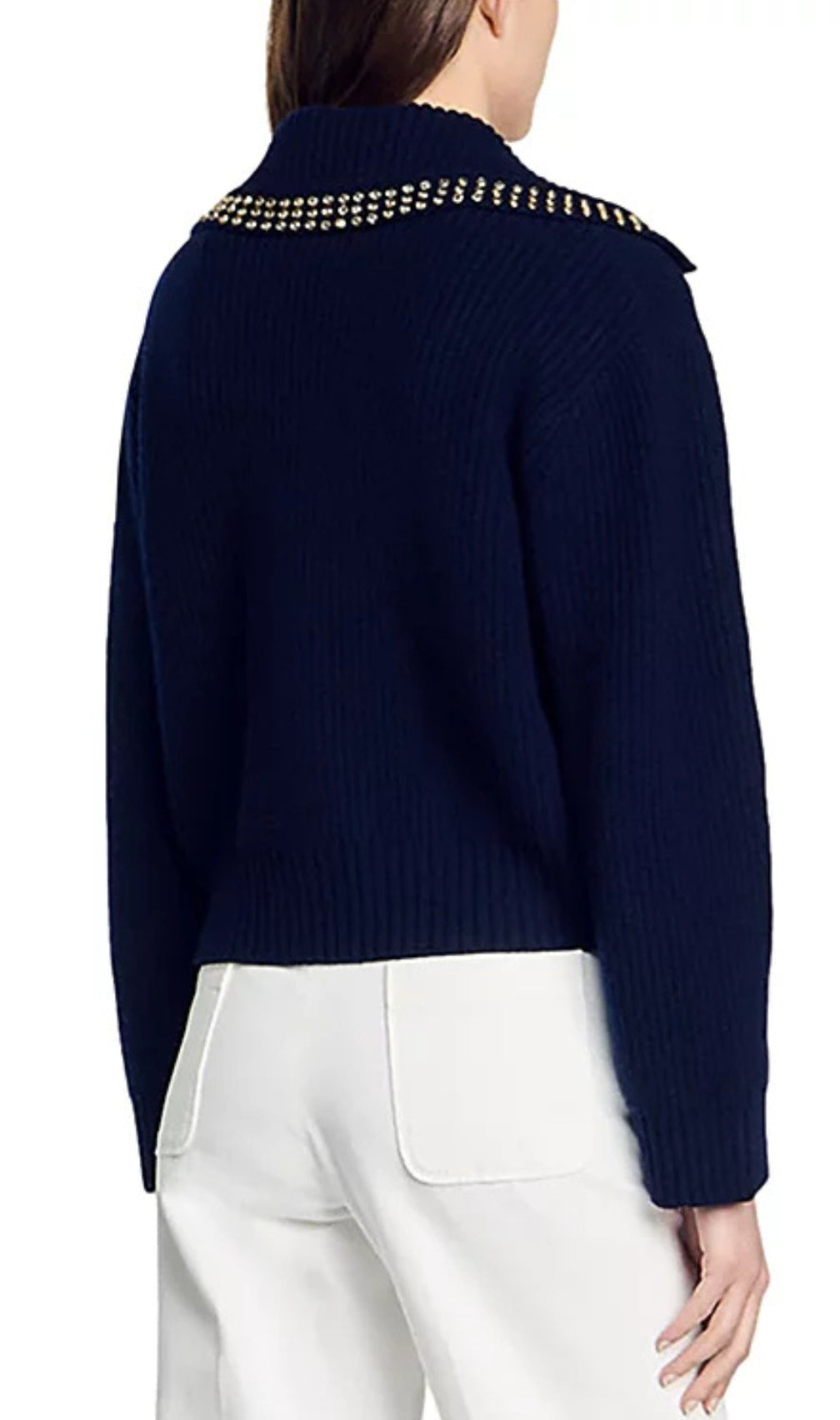 Orso Rhinestone Embellished Sweater