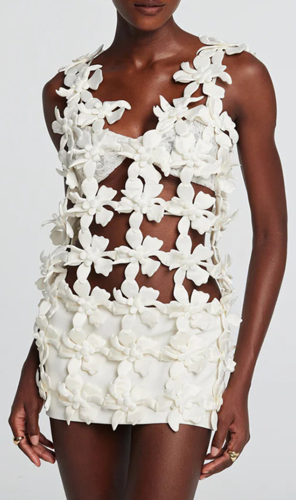 Dove White Flower Top