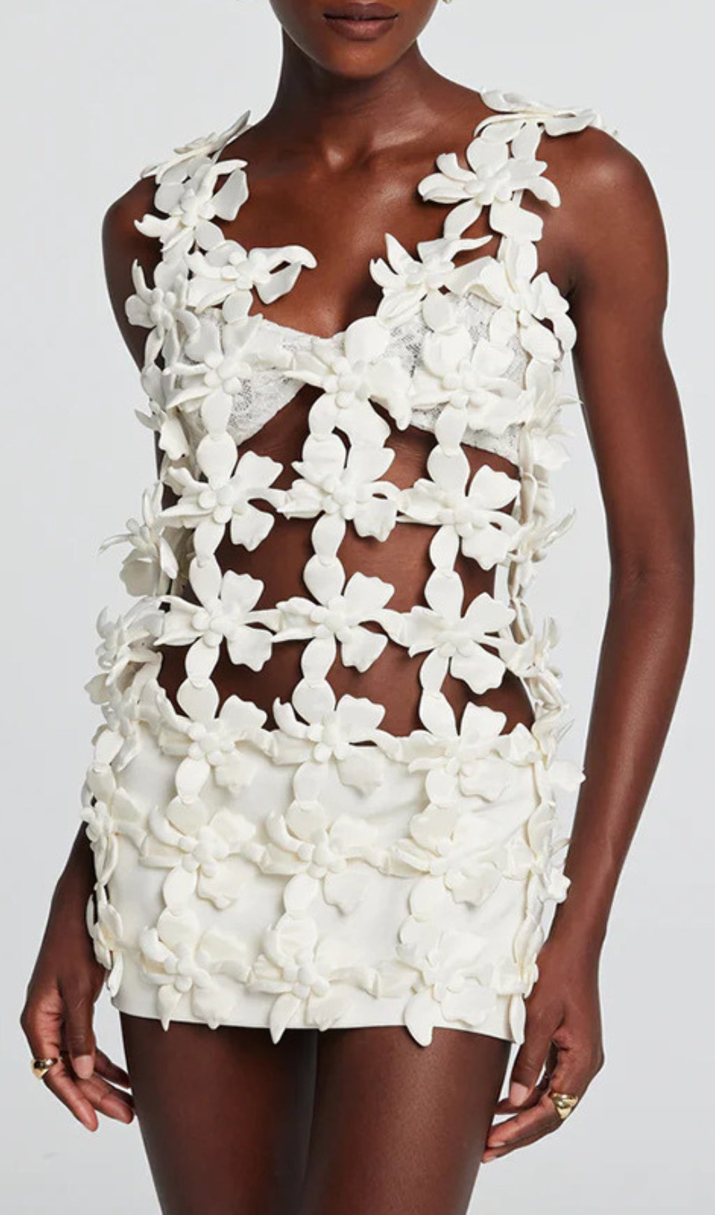 Dove White Flower Top