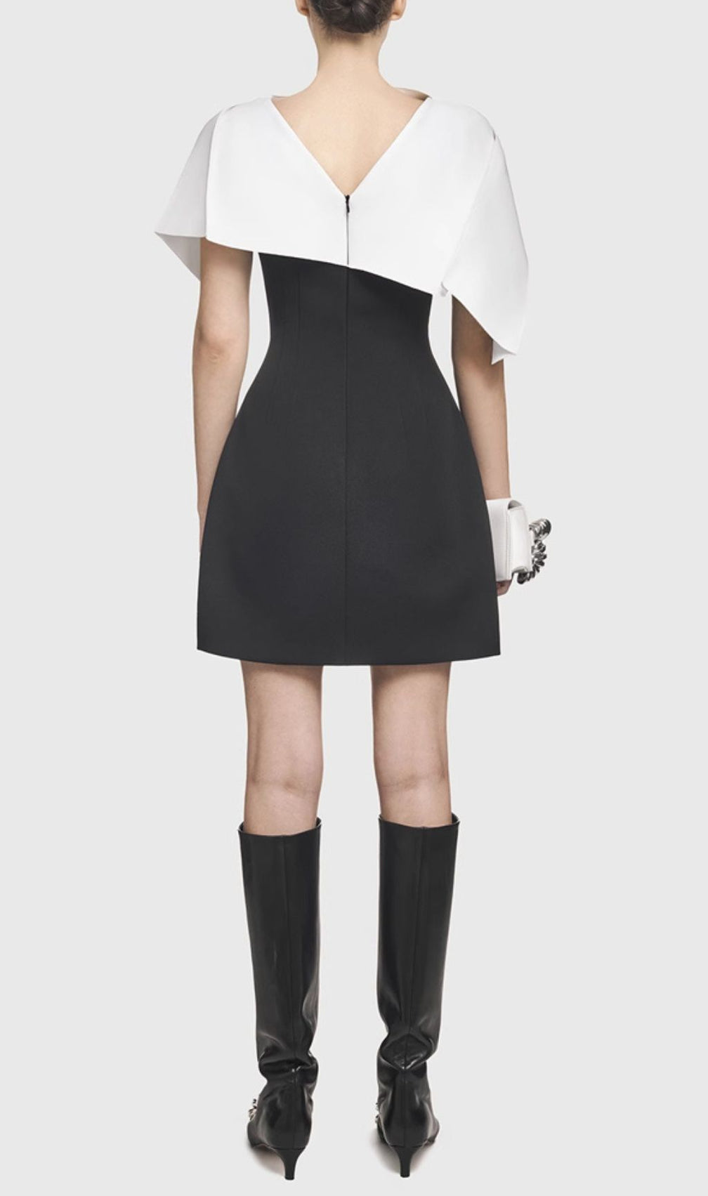 Gainell Irregular Shoulder Mini Dress