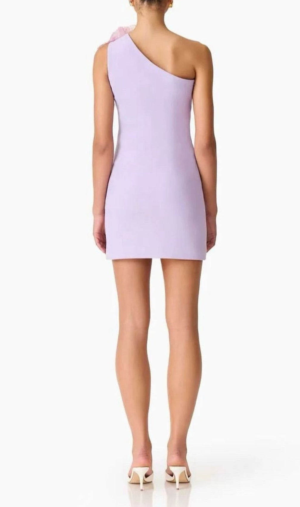Kemi Yellow Floral One-Shoulder Mini Dress | Elegant Party & Cocktail