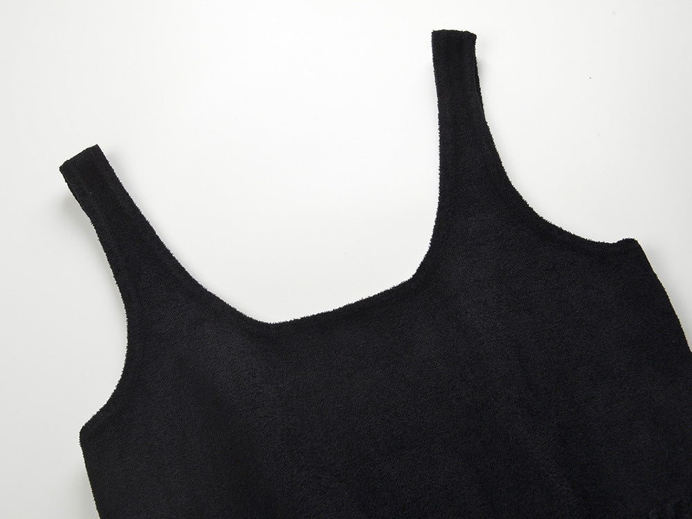 Aureline Crystal-Embellished Black Mini Dress - Chic Cocktail & Party Wear