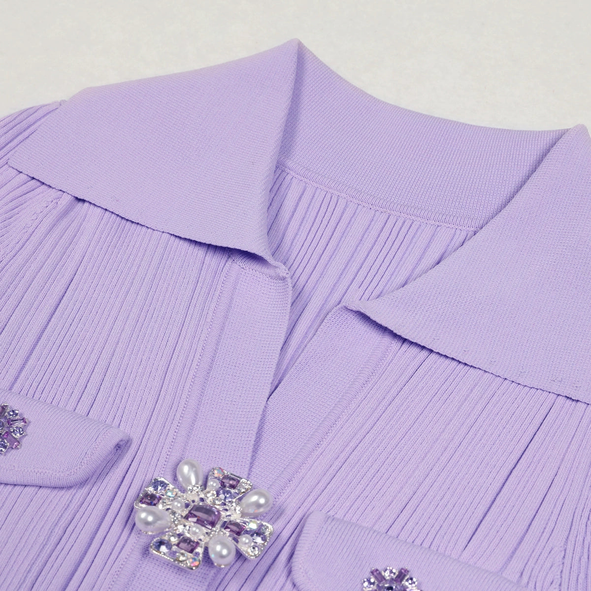 Ernst Lapel Knit Dress