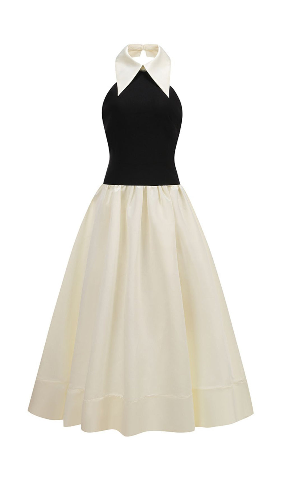 Ferrari Halter Patchwork Maxi Dress