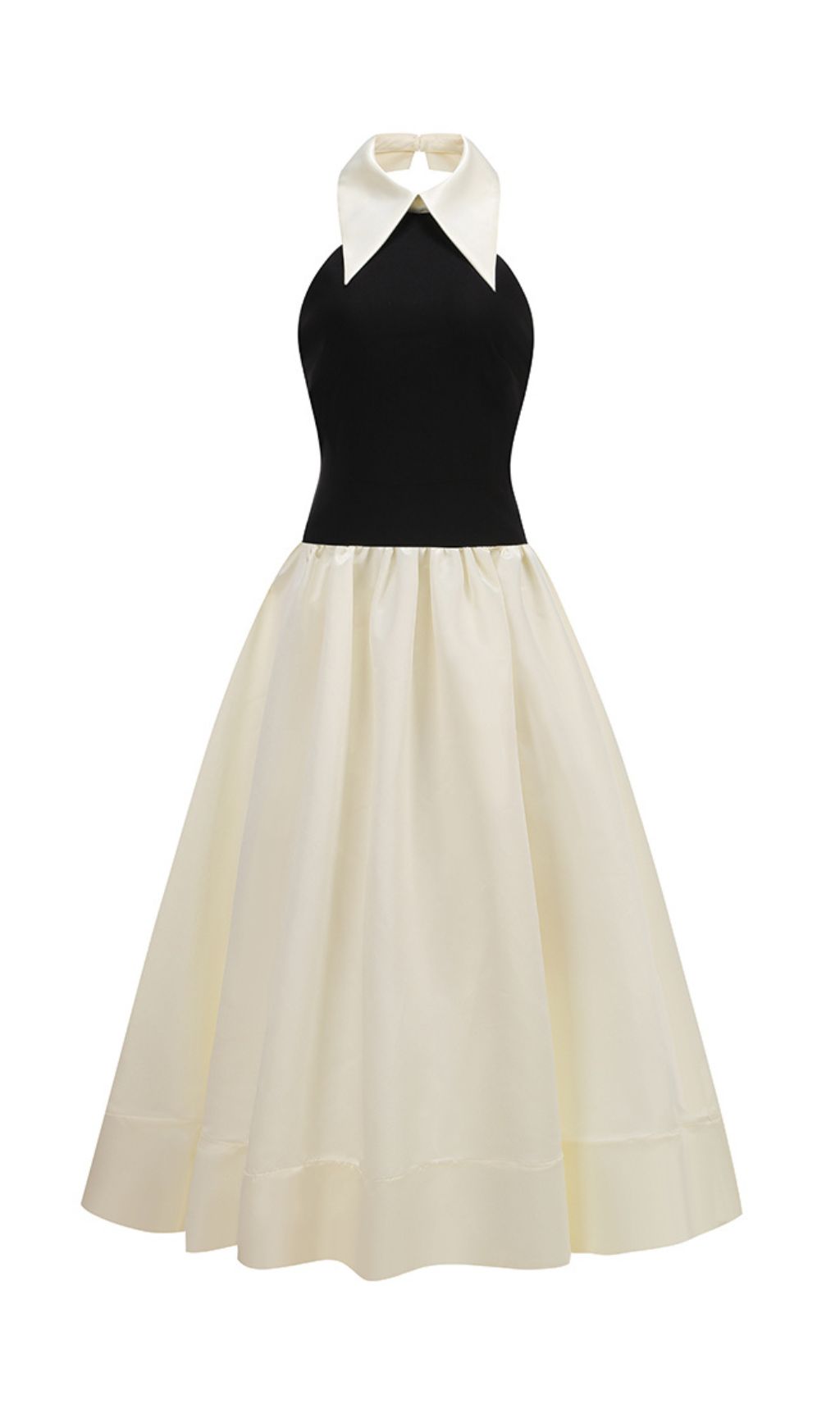 Ferrari Halter Patchwork Maxi Dress