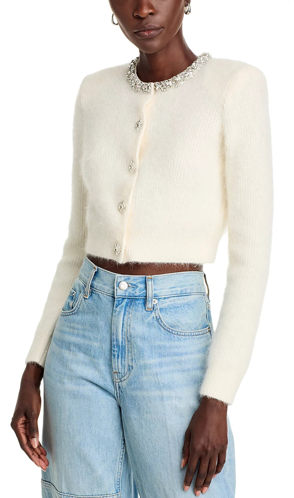 Embellished Soft Knit Cardigan