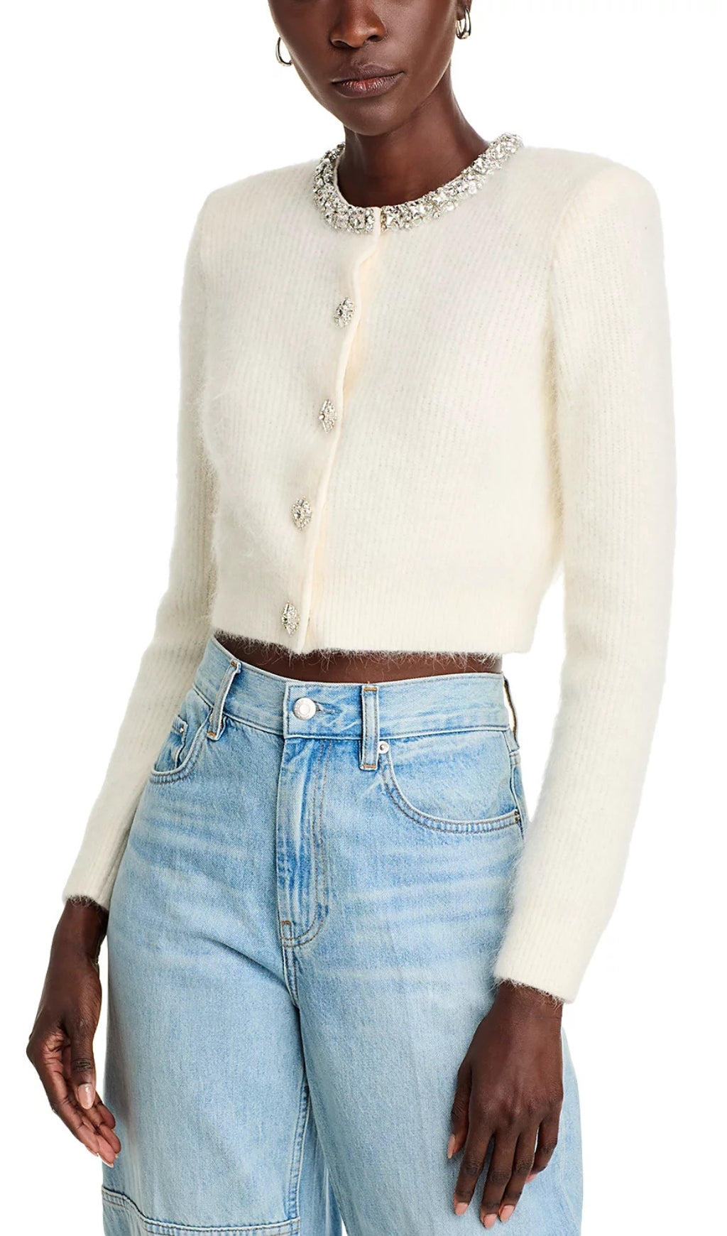 Embellished Soft Knit Cardigan