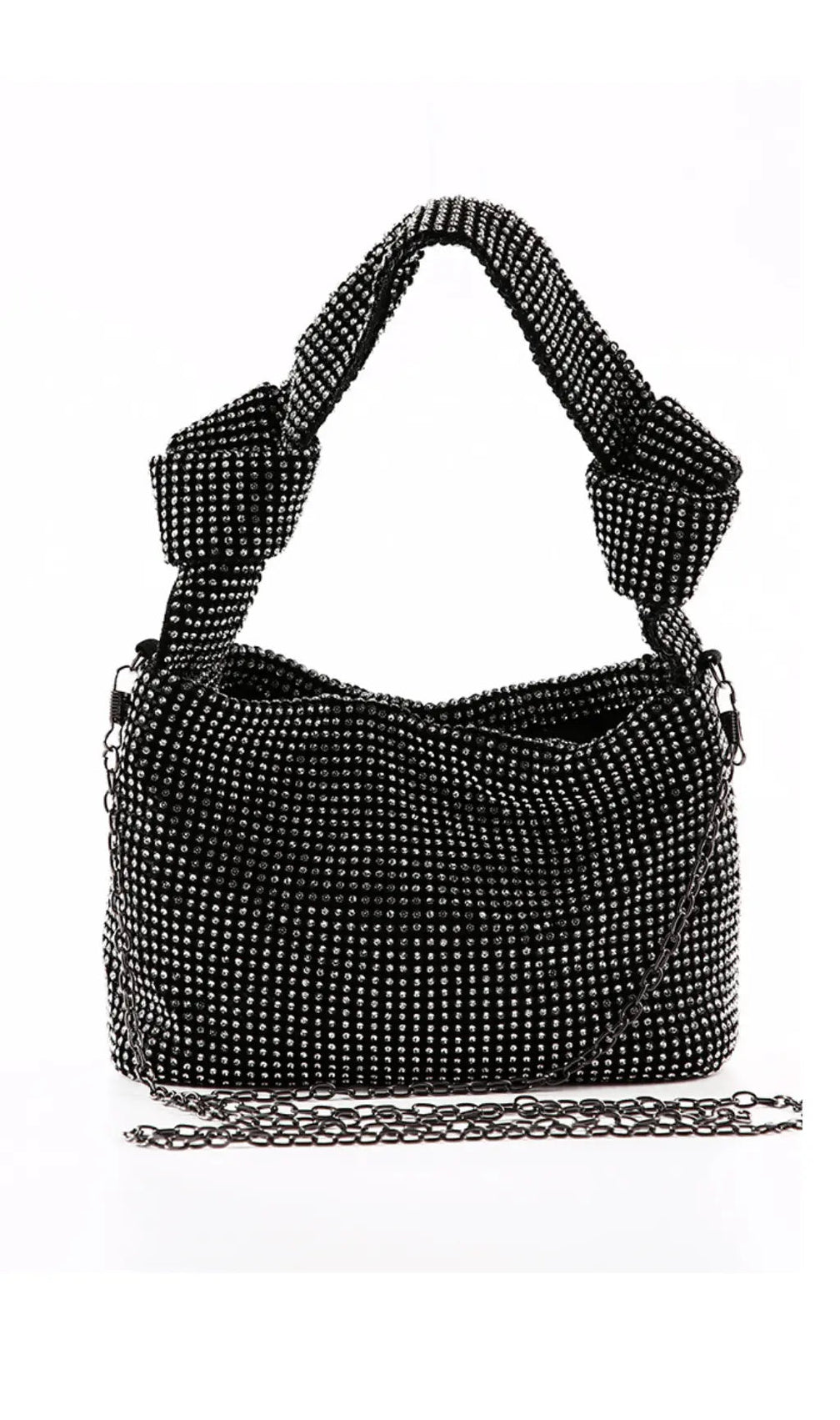 Crystal Handbag - Sliver