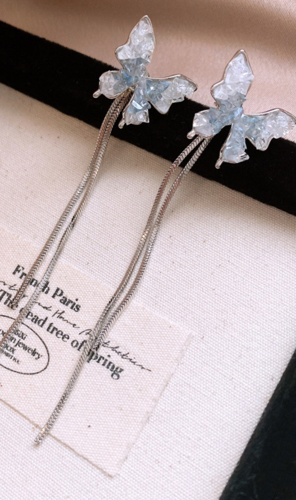 Derrick Butterfly Tassel Earrings